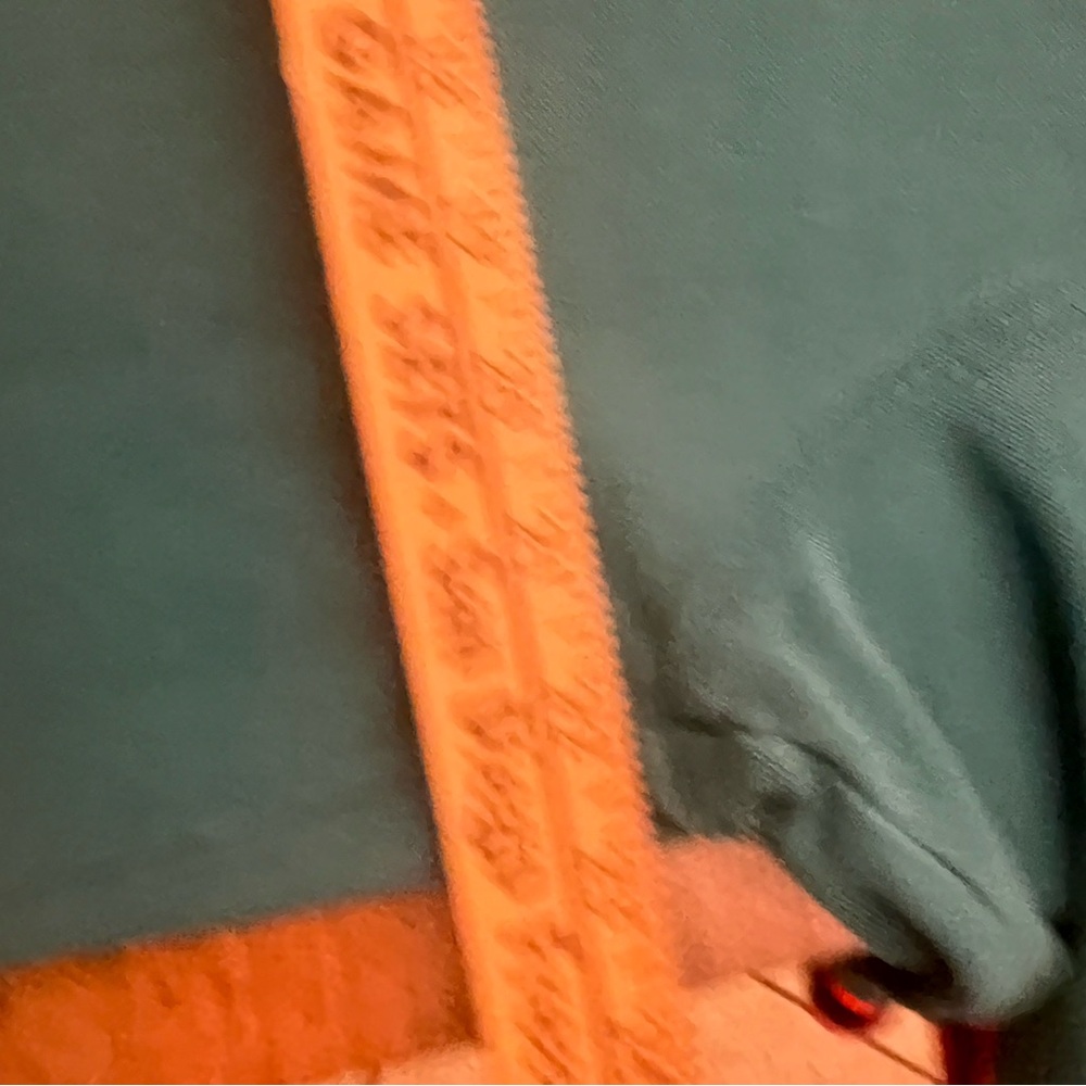 Psycho Bunny Teal Polo with Orange Trim 2XL - small mark - Picture 8 of 8